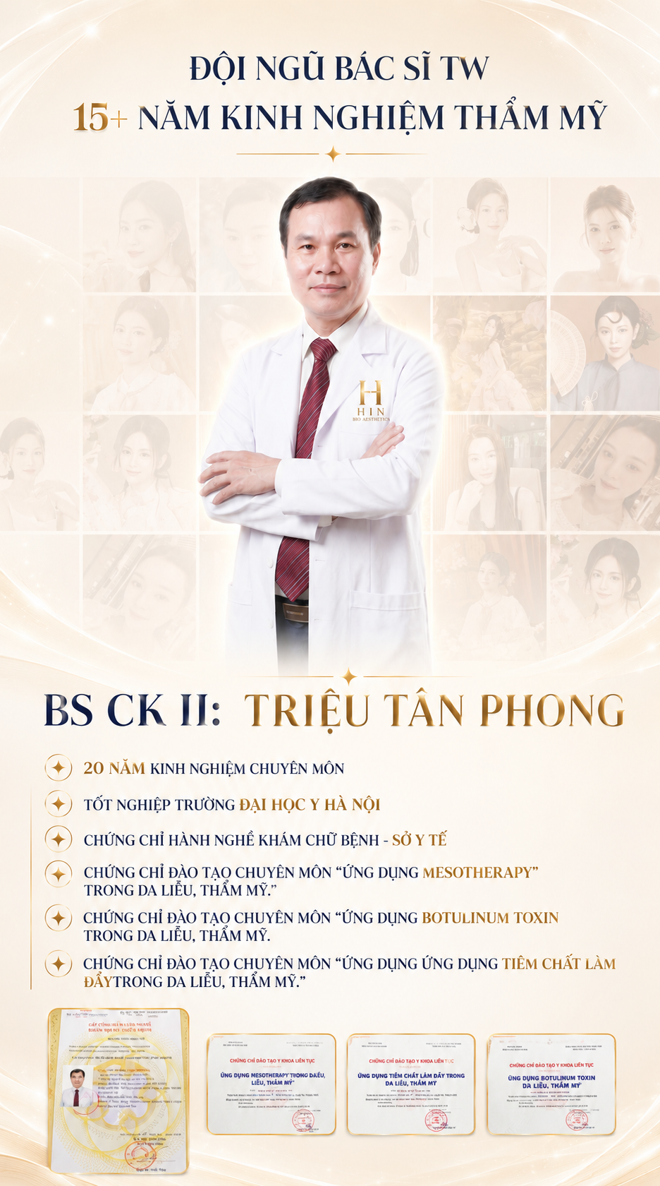 BS CK II Triệu Tân Phong - 20 năm kinh nghiệm